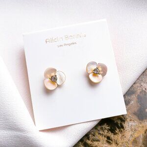 ❤️Alicia Bonnie Shimmer Gold Reversible Earrings